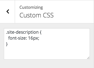 customcss